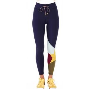 NEW THE UPSIDE starburst mid rise leggings in blue